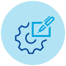 技術ライティングアイコン